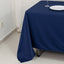 Scuba Rectangular 72"x120" Tablecloth Navy Blue - Wrinkle Free & Stain Resistant Table Cover