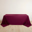 Scuba Rectangular 90"x132" Tablecloth Burgundy - Wrinkle Free, Stain Resistant & Seamless Table Cover