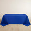 Scuba Rectangular 90"x132" Tablecloth Royal Blue - Wrinkle Free, Stain Resistant & Seamless Table Cover