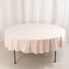 Scuba Round 90" Tablecloth Blush - Wrinkle Free & Stain Resistant Table Cover