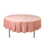 Scuba Round 90" Tablecloth Dusty Rose - Wrinkle Free & Stain Resistant Table Cover
