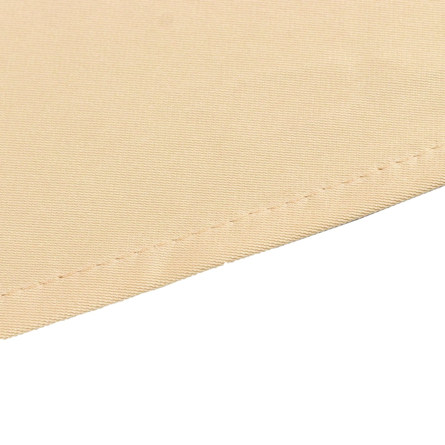 Scuba Round 90" Tablecloth Beige - Wrinkle Free & Stain Resistant Table Cover