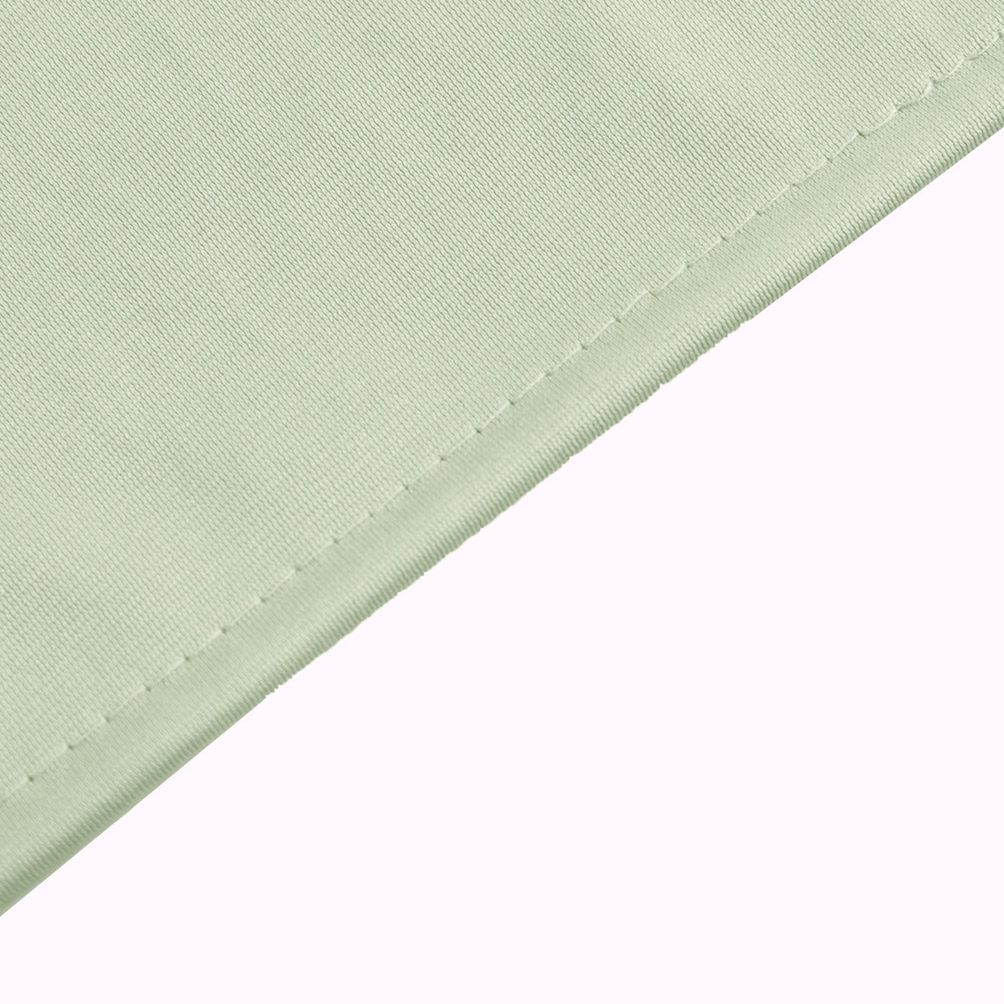 Scuba Round 90" Tablecloth Sage Green - Wrinkle Free & Stain Resistant Table Cover