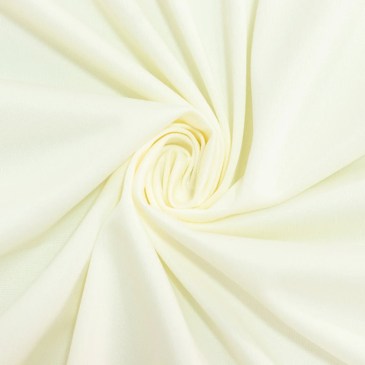 8ft Scuba Rectangular Fitted Tablecloth Ivory â€“ Wrinkle-Free, Stain Resistant