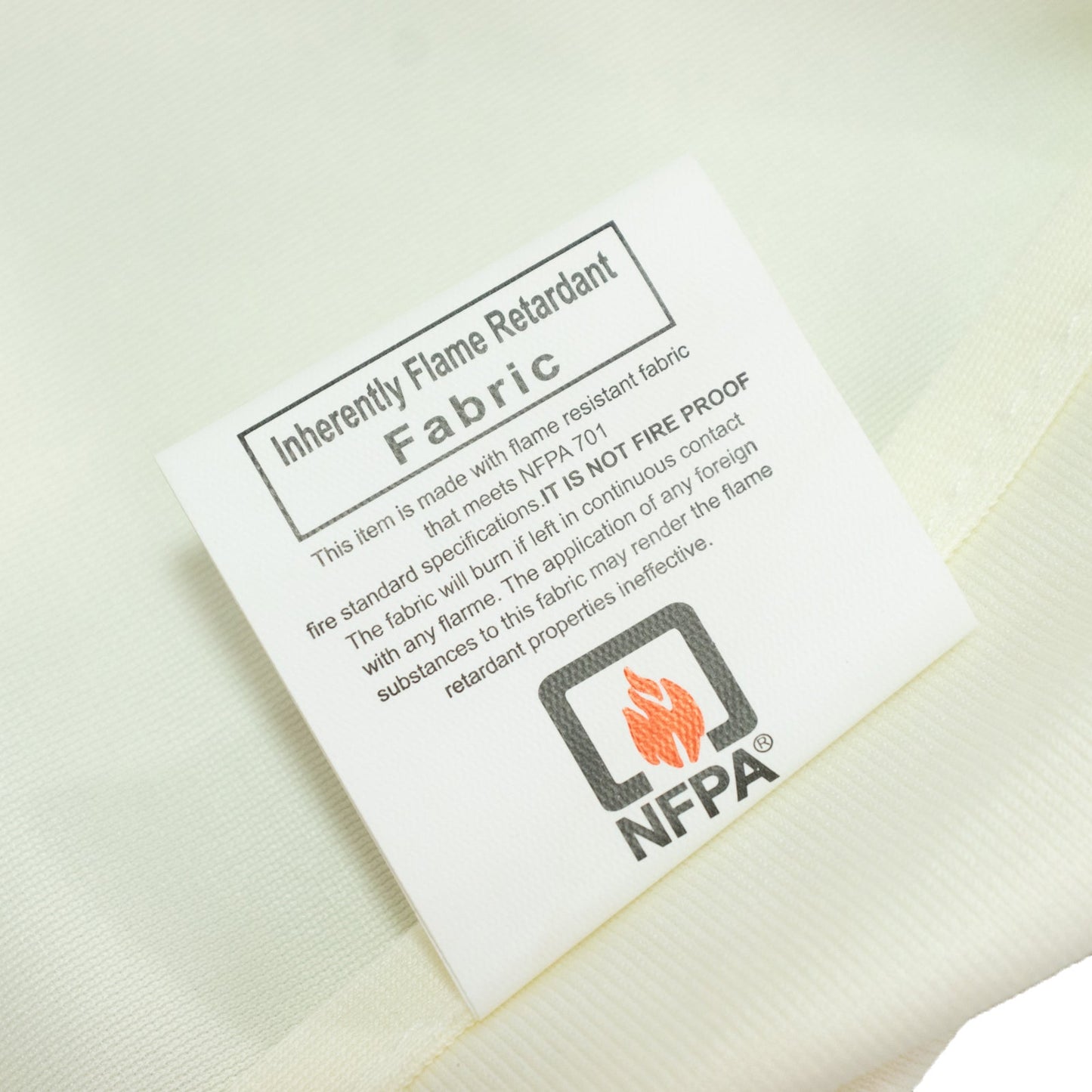 Fire Retardant Scuba Tablecloth â€“ 60"x102" Rectangle Ivory, Wrinkle Free, Stain Resistant Polyester Cover