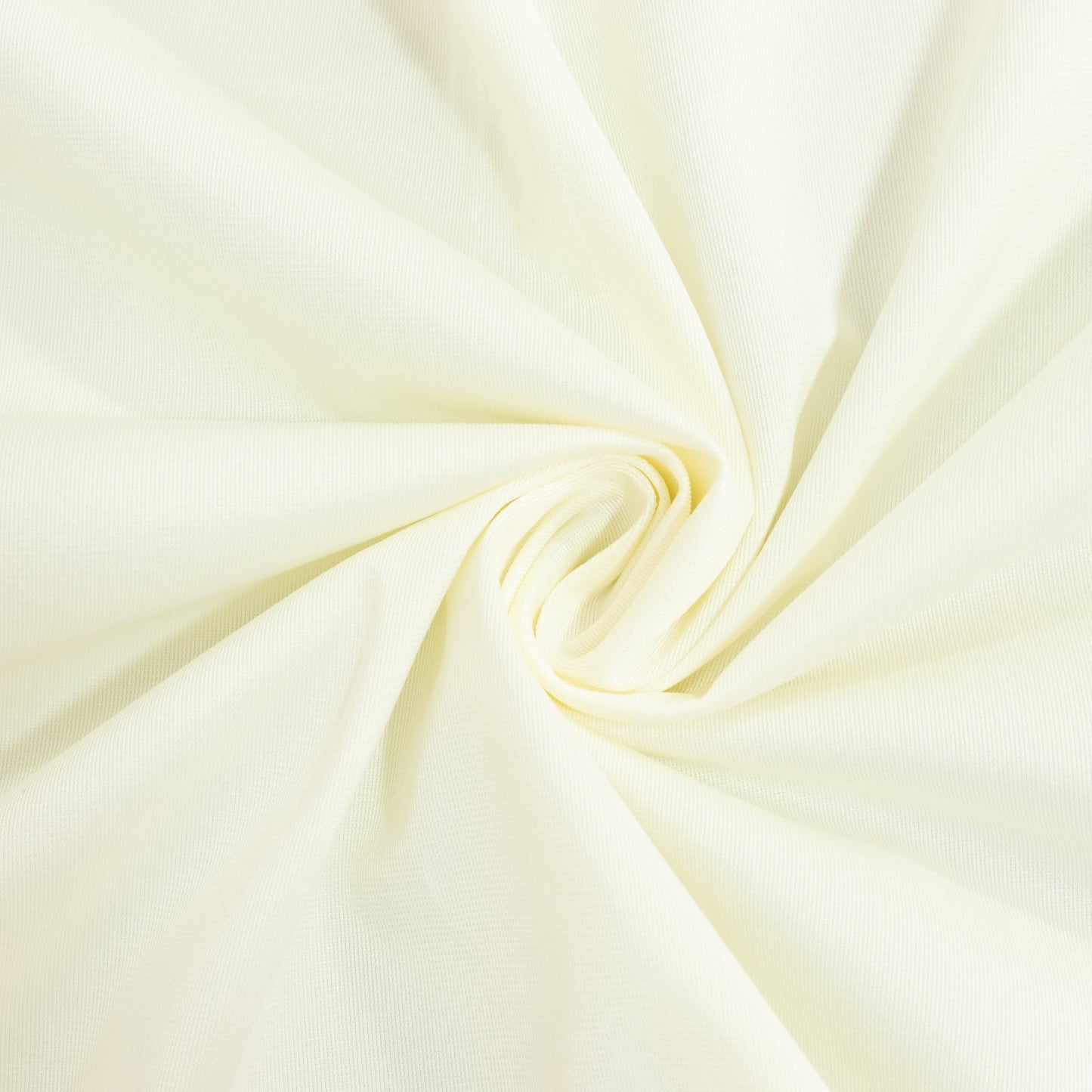 Fire Retardant Scuba Tablecloth â€“ 60"x126" Rectangle Ivory, Wrinkle Free, Stain Resistant Polyester Cover