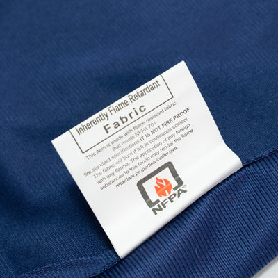 Fire Retardant Scuba Tablecloth â€“ 60"x126" Rectangle Navy Blue, Wrinkle Free, Stain Resistant Polyester Cover