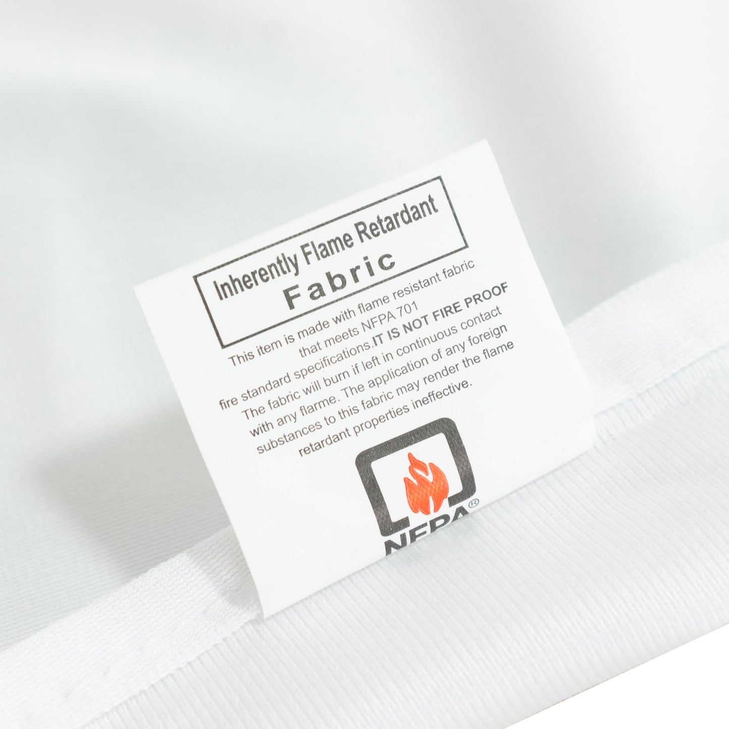 Fire Retardant Scuba Tablecloth â€“ 90"x156" Rectangle White, Wrinkle Free, Stain Resistant, Seamless Polyester Cover