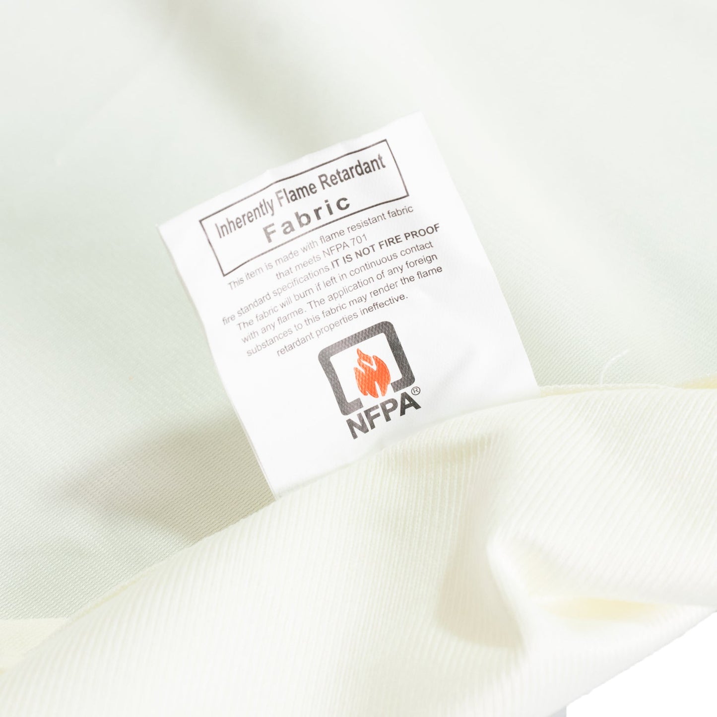 Fire Retardant Scuba Tablecloth â€“ 90" Round Ivory, Wrinkle Free, Stain Resistant Polyester Cover