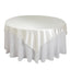 Scuba 70"x70" Table Overlay Square Tablecloth Shimmer Pearl White - Wrinkle Free & Stain Resistant Table Cover for Weddings and Parties