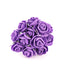 48 Roses 1" Purple Real Touch Artificial DIY Foam Rose Flowers With Stem, Craft Rose Buds