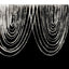 2 Pack Acrylic Crystal Beaded Curtain Valance with Polyester Rod Pocket, 23"x42" Triple Swag Diamond Cut Doorway Curtains