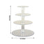 4-Tier Acrylic Round Cupcake Stand Clear - Buffet Party Tables 14"