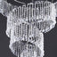 24" 4-Tier Acrylic Diamond Crystal Chandelier Hanging Pendant Lighting Chandelier