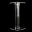 Acrylic Display Stand Flower Pedestal with Square Bases Clear - Durable 10mm Thick Table Centerpiece 32"