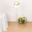 Acrylic Display Stand Flower Pedestal with Square Bases Clear - Durable 10mm Thick Table Centerpiece 32"