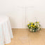 Acrylic Display Stand Flower Pedestal with Square Bases Clear - Durable 10mm Thick Table Centerpiece 32"