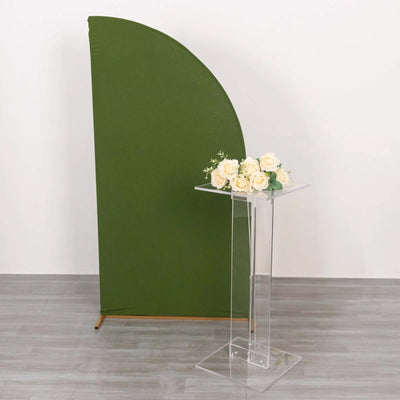 Acrylic Display Stand Flower Pedestal with Square Bases Clear - Durable 10mm Thick Table Centerpiece 32’’ - Centerpieces