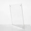 Acrylic Floor Vase Flower Stand with Square Mirror Base Clear - Durable Wedding Column Centerpiece for Events 40"