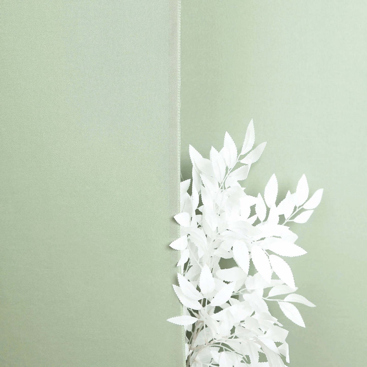 Set of 3 Matte Sage Green Spandex Fitted Chiara Backdrop Stand Cover For Round Top Wedding Arch - 5ft, 6ft, 7ft