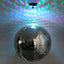 18 LED Light Rotating Heavy Duty Motor For Hanging Mirror Disco Ball, 5 RPM Battery Operated Motor With 8" Hanging Chain