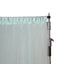 5ftx10ft Light Blue Dual Sided Sheer Tulle Event Curtain Drapes With Satin Header, Rod Ready Backdrop Event Panel