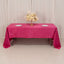 Lamour Satin 60"x126" Rectangle Tablecloth Fuchsia - Soft & Silk-Like Table Cover