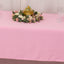 Premium Polyester 60"x126" Rectangle Tablecloth Pink - Stain-Resistant 220GSM Finish Table Cover