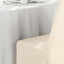 Polyester Slip On Banquet Chair Covers Beige - Stain-Resistant Reusable Durable Fabric