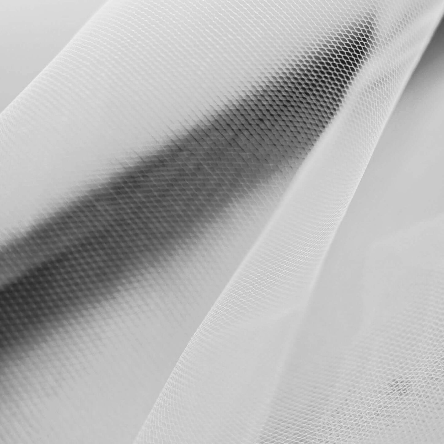 18"x100 Yards White Tulle Fabric Bolt, Sheer Fabric Spool Roll For Crafts