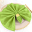 5 Pack Polyester 20"x20" Napkins Apple Green - Wrinkle Resistant & Easy Care Cloth Napkins