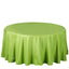 Polyester 108" Round Tablecloth Apple Green - Wrinkle-Resistant Table Cover