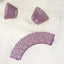 25-Pack Paper Cupcake Wrappers Lace Laser Cut Design Purple - Muffin Baking Cup Trays for Events
