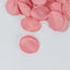 400-Pack Rose Petals Life-Like Flower Confetti Dusty Rose Matte Silk Round - Perfect for Event Tables 2"