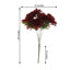 2 Bouquets 20" Burgundy Artificial Silk Dahlia Flower Spray Bushes