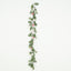 6ft Artificial Eucalyptus Garland with Blush/Dusty Rose Silk Roses â€“ Faux Greenery Vine