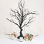 Manzanita Tree Centerpiece Black with 8 Acrylic Bead Chains for Weddings Parties & Event Displays 34"