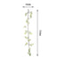 6ft Cream Artificial Silk Peony Hanging Flower Garland, Faux Vine