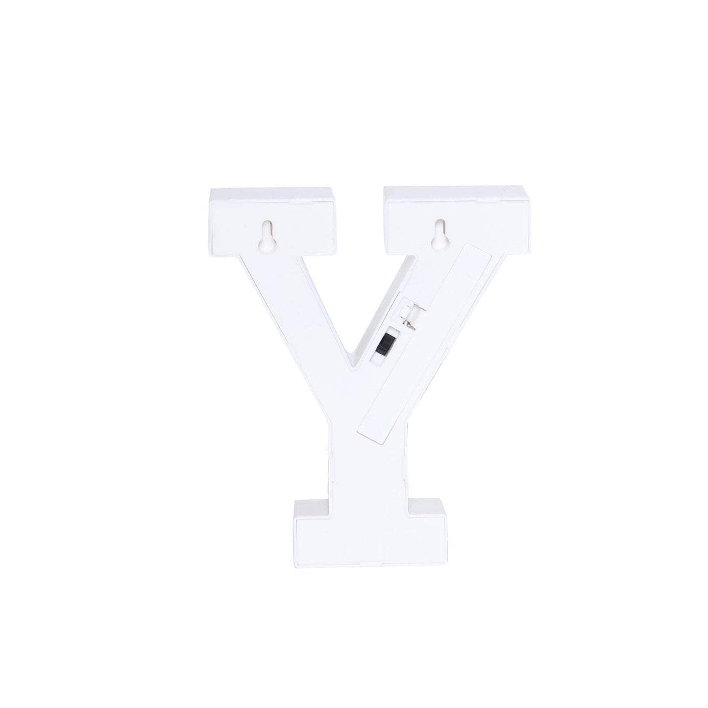 3D Marquee Letter "Y" Warm White 6 LED Lights Gold - Chic Light-Up Decor for Events 6"