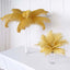 12 Pack Gold Natural Plume Ostrich Feathers Centerpiece Filler - 24"-26"