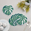 20-Pack Paper Cocktail Napkins with Tropical Leaf Design Green - Stylish Disposable Napkins for Events