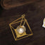 2-Pack Tealight Candle Holders Gold Metal Pyramid Geometric Open Frame - Flower Stand 9"
