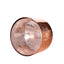 2-Pack Mercury Glass Vases Vessel Design Rose Gold - Stylish Flower Centerpieces for Events 8"