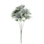 2 Bouquets 20" Silver Artificial Silk Dahlia Flower Spray Bushes