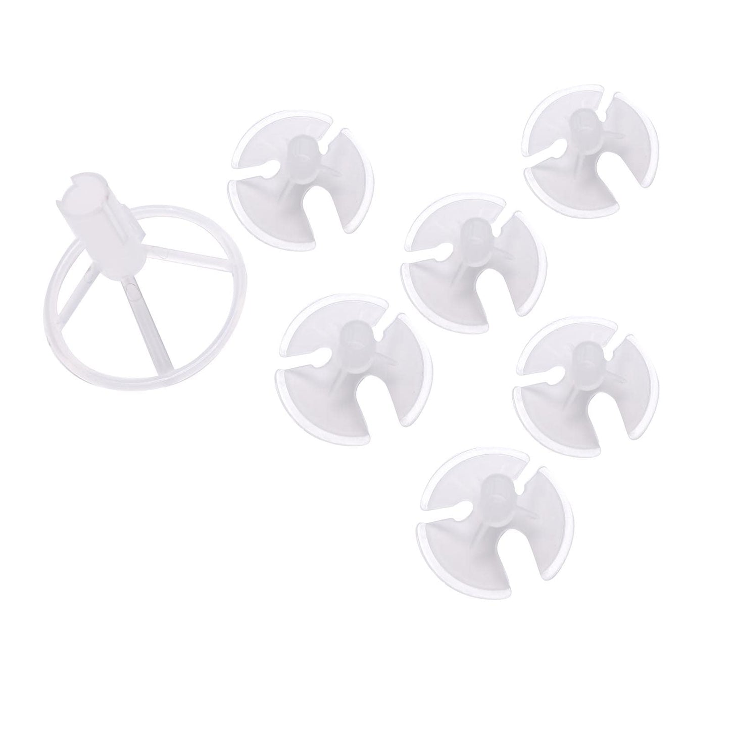 2 Pack Clear Balloon Centerpieces Holder, 30" Table Top Balloon Stand Stick Kit