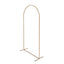 7ft Gold Metal Wedding Arch Chiara Backdrop Stand Floral Display Frame With Round Top