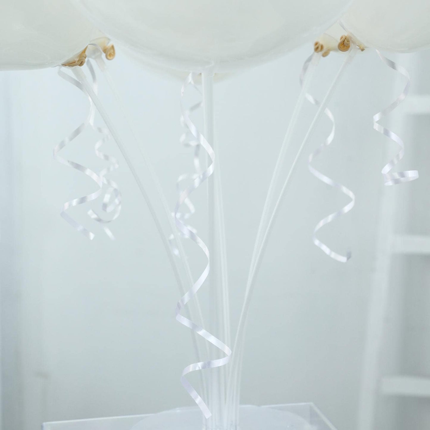 Set of 4 Balloon Arch Kit - Decorating Strips, Balloon Tie Tool, Glue Dots and Curling Ribbon for Party Decorations