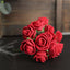 48 Roses 1" Burgundy Real Touch Artificial DIY Foam Rose Flowers With Stem, Craft Rose Buds