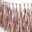12 Pack Pre-Tied Rose Gold Paper Fringe Tassels With Garland String, Hanging Streamer Banner