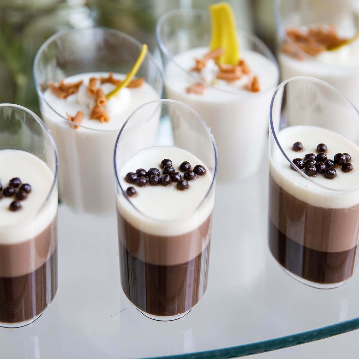 24-Pack Plastic Appetizer Cups Clear Diminutive Flasket - Lightweight Disposable Cups for Treats 3oz